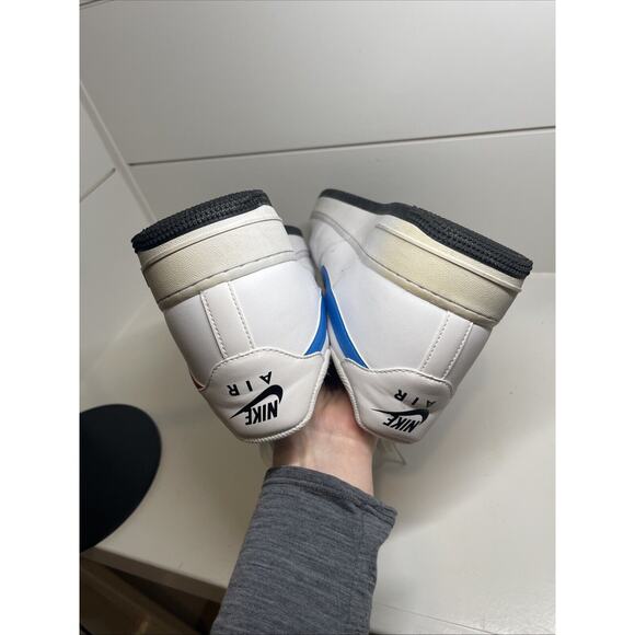 Nike Air Force One Men’s White Mismatched Swooshes Size 14 CT2816-100 - Picture 15 of 15